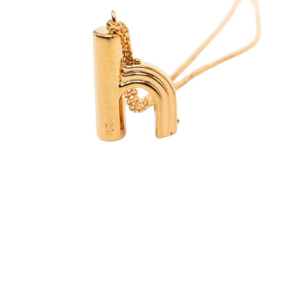 LOUIS VUITTON Gold Necklace - Picture 5 of 8